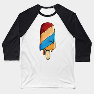 Summer Vibes with  cool Popsicle Baseball T-Shirt